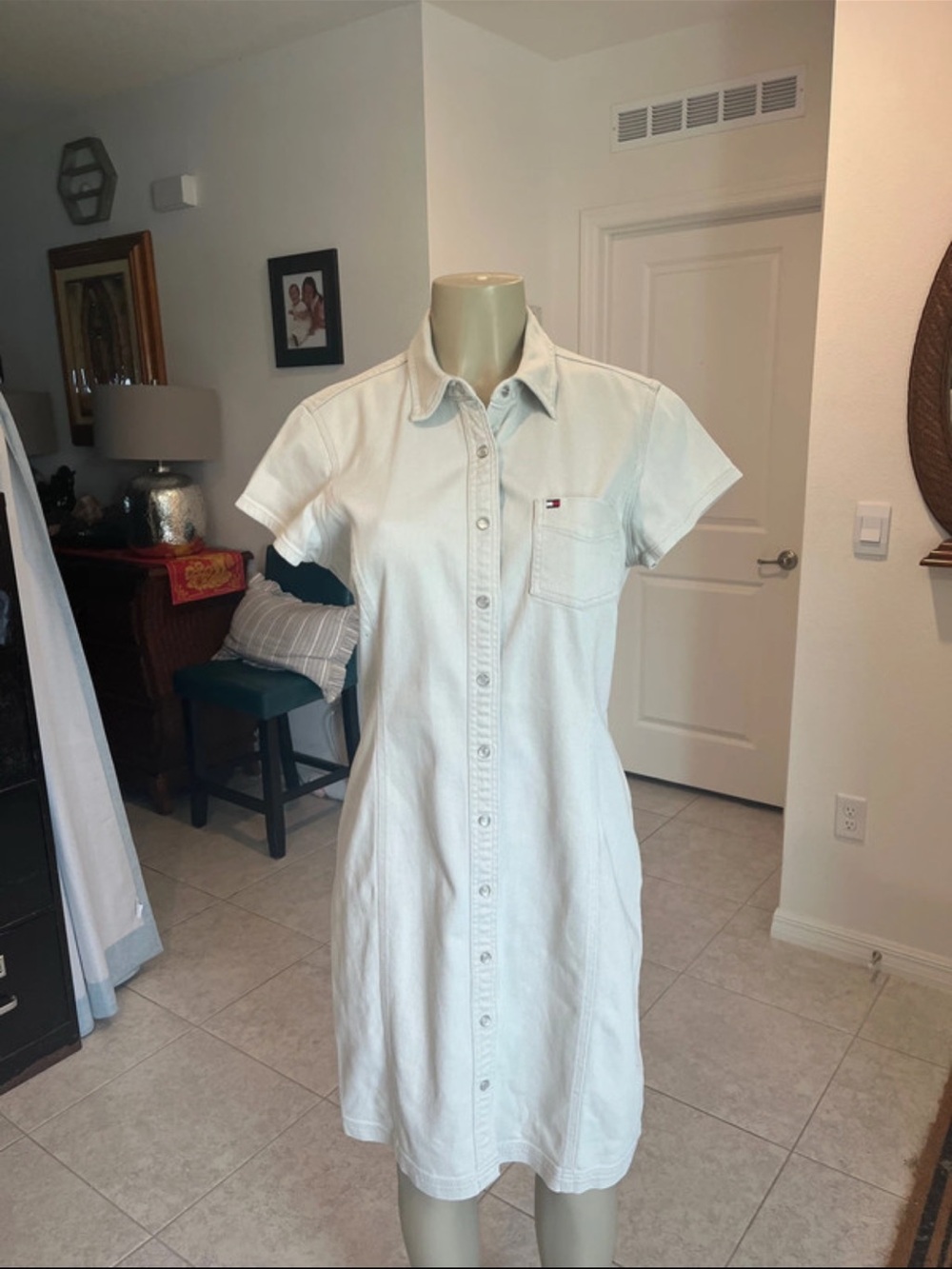 Tommy Hilfiger Light Beige Cotton Blend Garment
